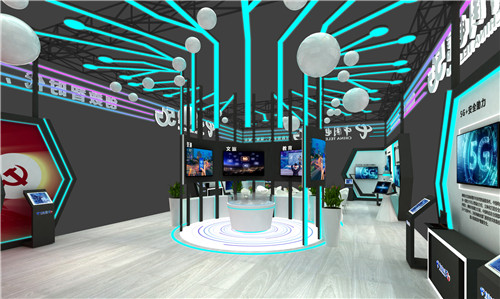 數字之光，智聯未來 中國電信科技感展會設計案例分享之深圳光博會